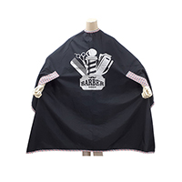 100% Water Resistant Polyester Pongee Woven Barber Cape, with Arm-holes