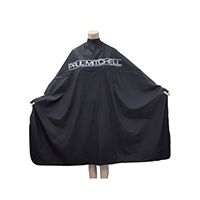 100% Polyester Knitted Hair Coloring Cape Laminated with PU