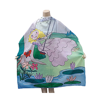 Childrens 100% Polyester Woven Hair Cutting Cape