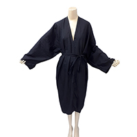 100% Water Repellent Trilobal Crinkle Nylon with Hairdressing Gown, with Sleeves