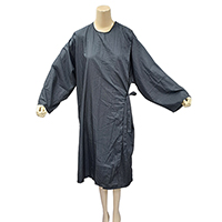 100% Water Repellent Trilobal Crinkle Nylon with Hairdressing Gown, with Sleeves