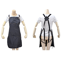 100% Water Resistant Polyester Woven Barber Apron, in Vintage Style