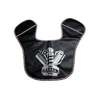 Barbers 100% Polyester Knitted Hair Cutting Collar Laminated with PU, Combined with P.V.C. Material at the Bottom