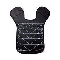 100% Polyester Knitted Hair Cutting Collar Laminated with PU, Combined with P.V.C. Material at the Bottom (With Angular and Straight Cutting Guidelines)